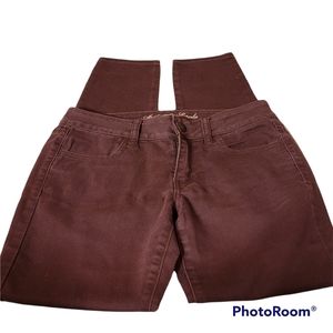 American Eagle  Super Stretch Jegging Size 6 Purple Logo